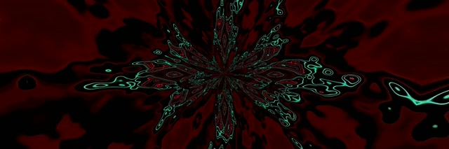 Neon Tunela Fraktal Kaleidoskopio Leherketa VJ Loop 3:1 Hirukoitz Zabal 60fps Pantaila-babeslea