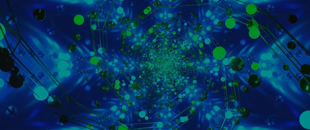 Neon Tunnel Green Glowing Orb Vortex Vj Loop 2.39:1 Cinemascope 60fps Screensaver