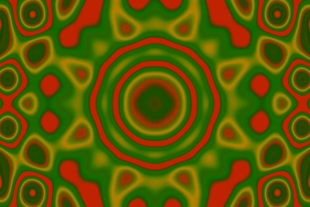 Neon Tunnel Orange Wavy Rings 3:2 surface 60fps Screensaver Vj loop