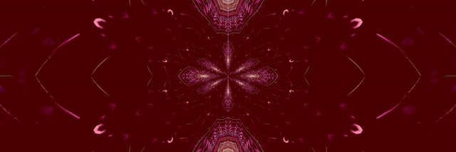 Pulsating Mandala Neon Tunnel 3:1 Triple Wide 60fps VJ Loop Screensaver