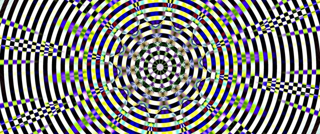 Neon Tunnel Kaleidoscope Vortex Loop 2.39:1 Cinemascope 60fps Screensaver