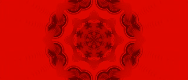 Gorri Mandala Neon Tunel VJLoops 21:9 Ultrawide 60fps Pantaila-babeslea