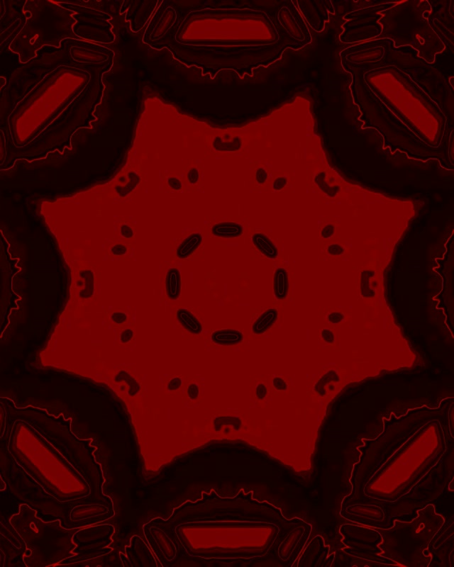 Neon Tunel Gorri Begia Mandala VJ Loop 4:5 Instagram 60fps Pantaila-babeslea