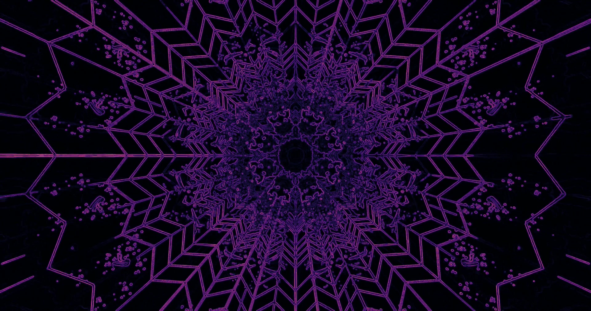 More Neon Tunel Mandala 4K UHD 60fps Pantaila-babeslea VJ Loop