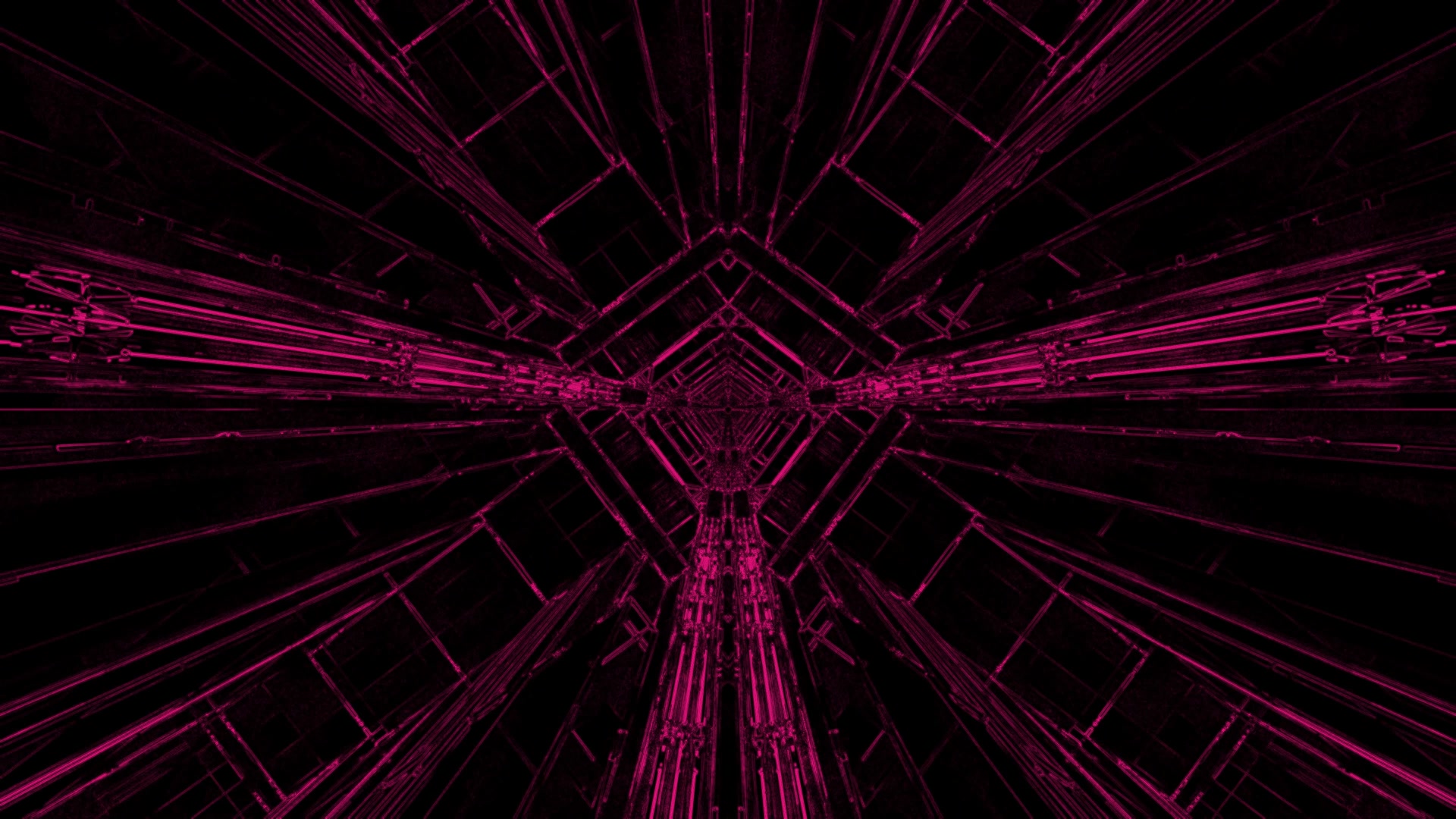 neon tunel pantaila-babeslea windows 11 arrosa geometrikoa VJ begizta 4K UHD 60fps