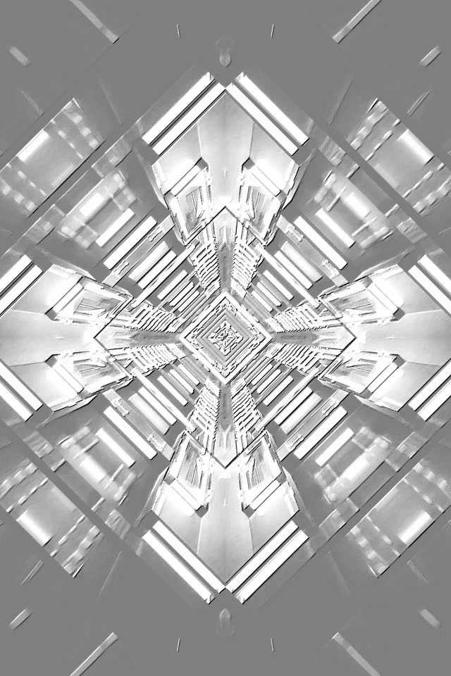 Neon Tunel Diamante Kaleidoskopikoa VJLoops 2:3 Argazki Bertikala 60fps Pantaila-babeslea