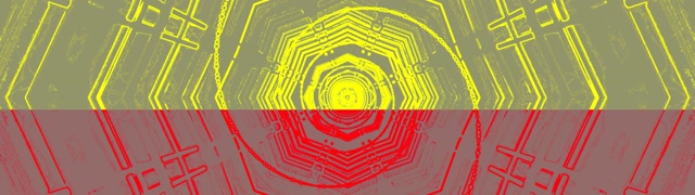 Neon Tunel Zian Berde Oktogono Vj Loop 60fps 32:9 Super Ultrawide Pantaila-babeslea