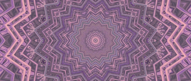 Neon Tunela More Kaleidoskopioa Izarra Vj Loop 21:9 Ultrawide 60fps Pantaila-babeslekua