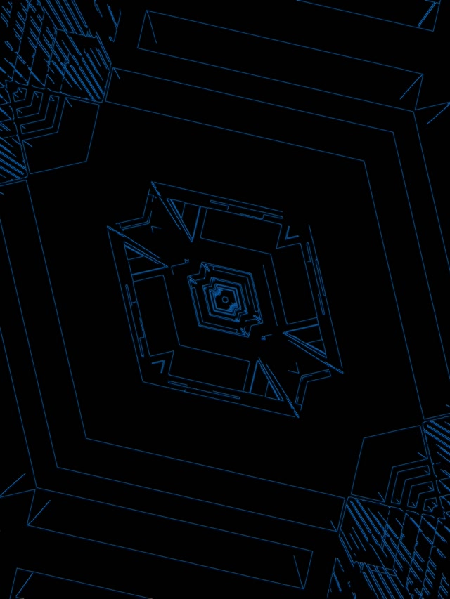 Neon Tunela Arrosa Diamante Zuloa VJLoops 3:4 iPad Portrait 60fps Pantaila-babeslea