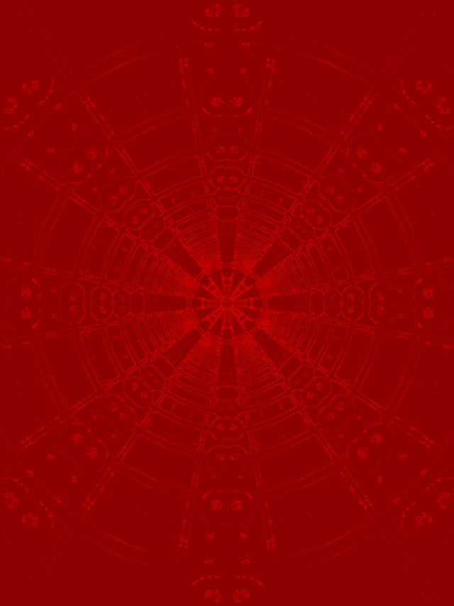 Gorri Neon Tunela Kaleidoskopioa VJ Loop 3:4 iPad Bertikala 60fps Pantaila-babeslea