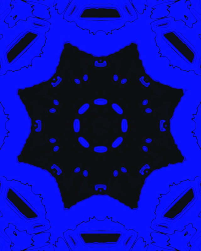 Urdina Beltza Neon Tunela Pantaila Babeslea 60fps 4:5 Instagram VJ Loop