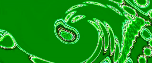 Neon Tunel Berdea Zurrunbilo Zurrunbiloa Pantaila-babeslea 2.39:1 Cinemascope 60fps VJLoops