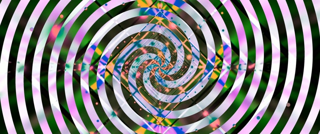 Neon Tunela Espiral Zurrunbiloa 2.39:1 Cinemascope 60fps Pantaila-babeslea Vj Loop