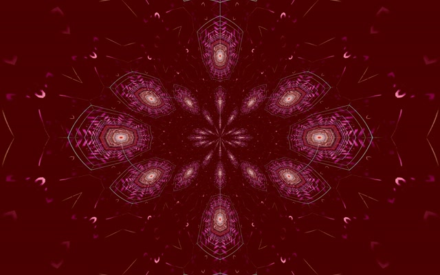 Pulsating Mandala Neon Tunnel 16:10 Macbook 60fps VJ Loop Screensaver