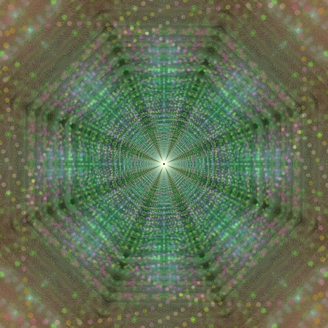 Radiating Neon Tunnel Vj Loop 1:1 Square 60fps Screensaver Motion Background