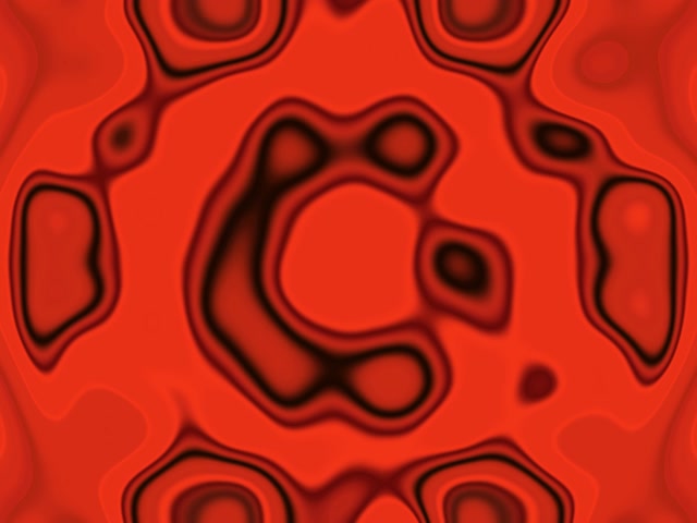 تونل نئون قرمز شش‌ضلعی گردابی محافظ صفحه 4:3 Classic 60fps VJ Loop