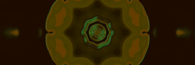 Pulsating Hexagon Neon Tunnel | 3:1 Triple Wide 60fps Screensaver VJ Loop