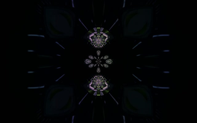 Neon Tunnel Kaleidoscope Vortex 16:10 MacBook 60fps Screensaver VJ Loop