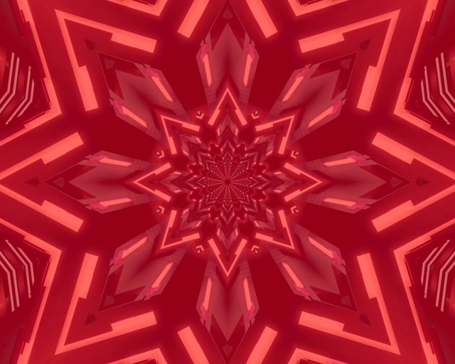 تونل نئون کالیدوسکوپ ستاره VJLoops 5:4 صنعتی 60fps محافظ صفحه