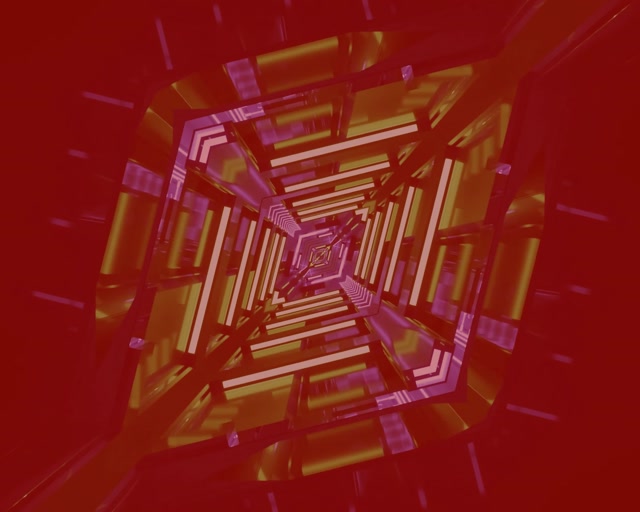 تونل نئون الماس سبز گردابه VJ Loop 5:4 صنعتی 60fps محافظ صفحه