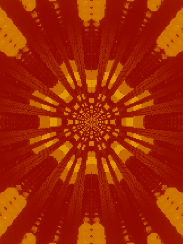 Neon Tunnel Fractal Sunburst Vj Loop 3:4 iPad Portrait 60fps پردهٔ نگهبان