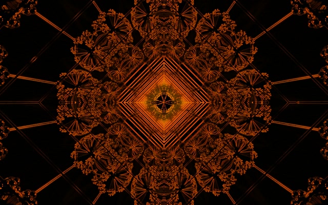 تونل نئونی فراکتال کالیدوسکوپ Vj Loop 60fps 16:10 صفحه نمایش محافظ مک بوک