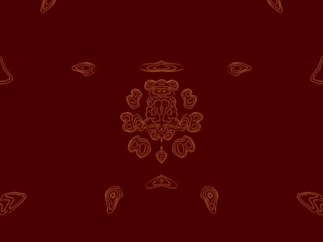 تونل نئون کالیدوسکوپ ماندالای قرمز 4:3 کلاسیک 60fps محافظ صفحه VJLoops