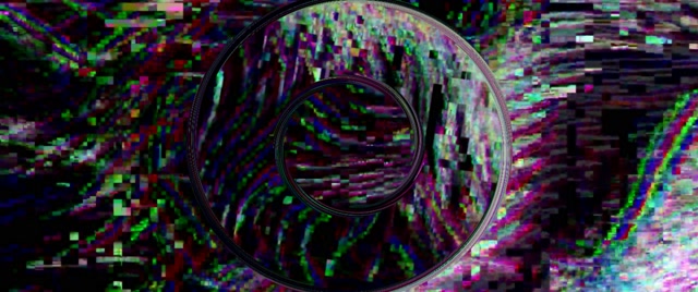 Neon Tunnel Glitch Pixel Burst VJ Loop 2.39:1 Cinemascope 60fps Screensaver