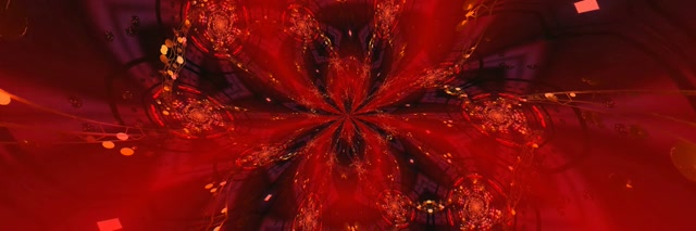 Radial Kaleidoscope Neon Tunnel 3:1 Ultrawide 60fps VJ Loop Screensaver