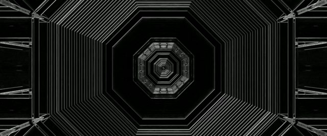 تونل نئون هشت‌ضلعی گردباد محافظ صفحه 2.39:1 Cinemascope 60fps VJ Loop