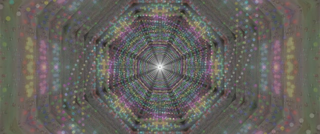 Hypnotic Octagonal Neon Tunnel VJ Loop 2.39:1 Cinemascope 60fps Screensaver