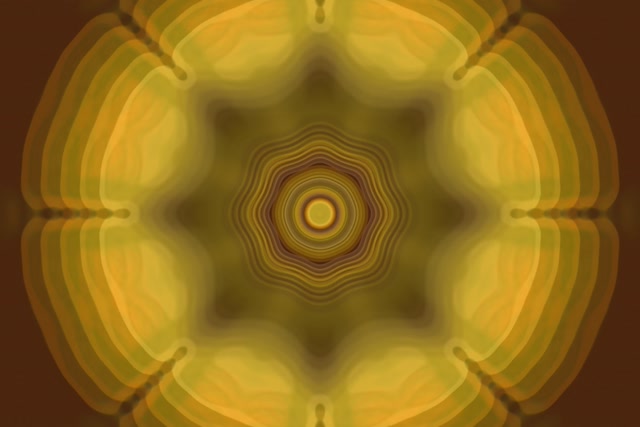 Pulsating Golden Neon Tunnel 3:2 Surface 60fps VJ Loop Screensaver
