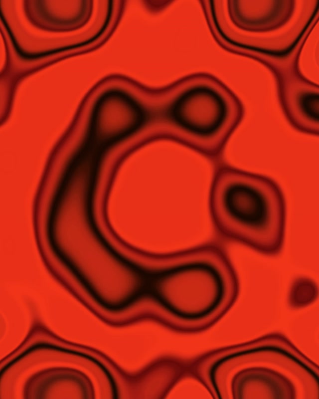 تونل نئون قرمز شش‌ضلعی گردابی VJ Loop 4:5 Instagram 60fps محافظ صفحه