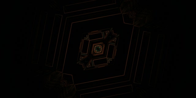 تونل نئون گرداب الماسی چرخان VJ Loop 2:1 Univisium 60fps محافظ صفحه