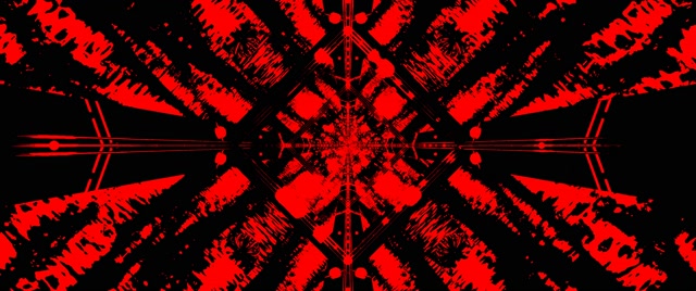 تونل نئون قرمز سیاه محافظ صفحه 2.39:1 Cinemascope 60fps VJ Loop