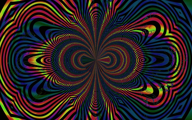 تونل نئون مارپیچ کالیدوسکوپ VJ Loop 60fps 16:10 مک بوک محافظ صفحه