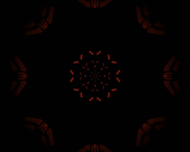 دانه برف قرمز تونل نئون Vj Loop 5:4 صنعتی 60fps محافظ صفحه