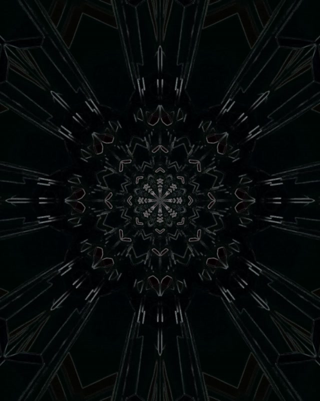 Neontunneli Kaleidoskooppi Mandala VJ Loop 4:5 Instagram 60fps Näytönsäästäjä