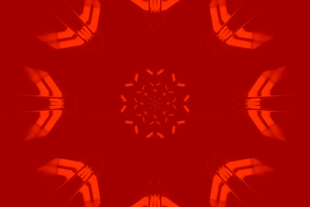 Punainen Neon Tunneli Mandala Näytönsäästäjä 3:2 Surface 60fps VJ Loop