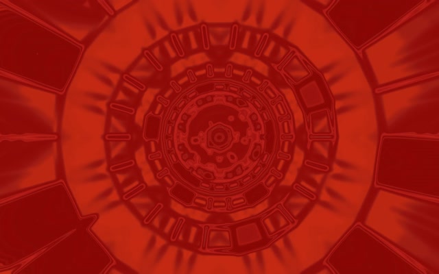 Red Mandala Neon Tunnel VJ Loop 16:10 MacBook 60fps Screensaver
