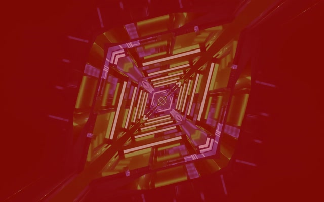 Neon Tunneli Pyörivä Neliö Pyörre VJ Loop 60fps 16:10 MacBook Näytönsäästäjä