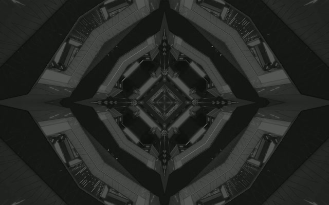 Neon Tunneli Tumma Timantti Kaleidoskooppi VJ Loop 60fps 16:10 MacBook Näytönsäästäjä