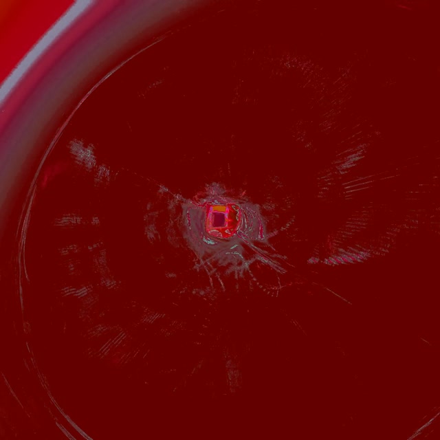 Punainen Neon Tunnel Pyörre Näytönsäästäjä | VJ Loop | 1:1 Neliö | 60fps