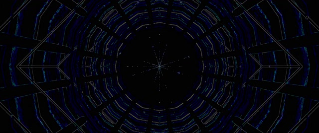 Neon Tunnel Diamond Vortex VJ Loop 2.39:1 Cinemascope 60fps -näytönsäästäjä