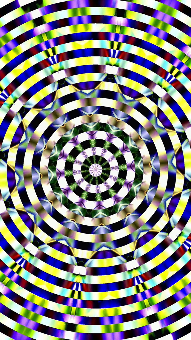 Neon Tunnel Kaleidoscope Vortex | 9:16 Reels 60fps Screensaver Loop