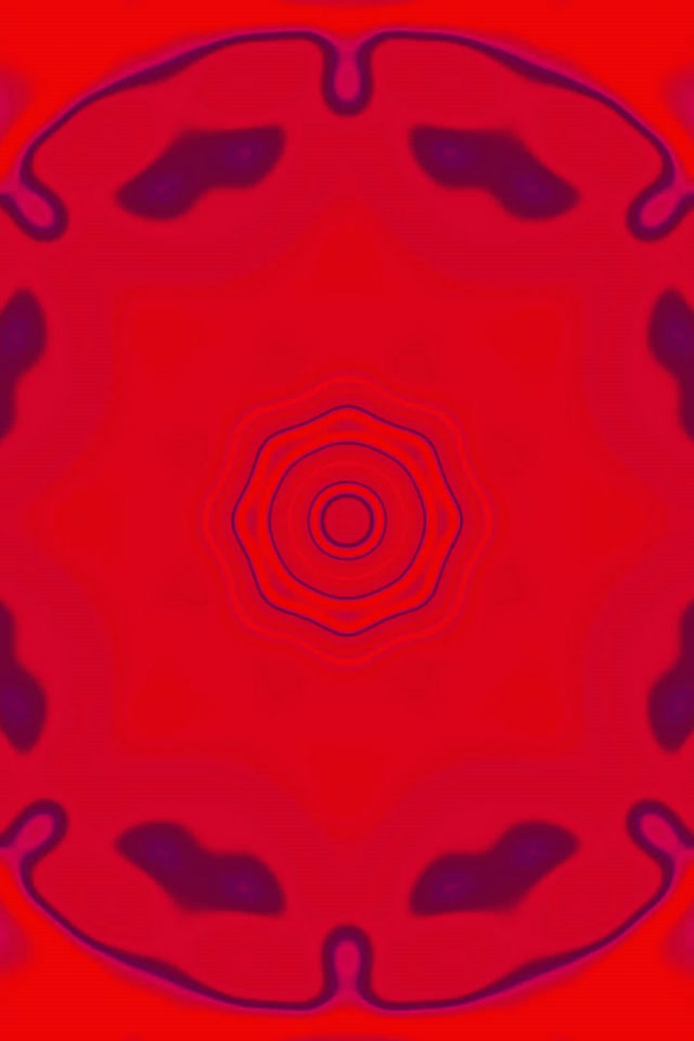 Neon Tunneli Punainen Kahdeksankulmio Pyörre Näytönsäästäjä 2:3 Valokuva Pysty 60fps VJ Loop