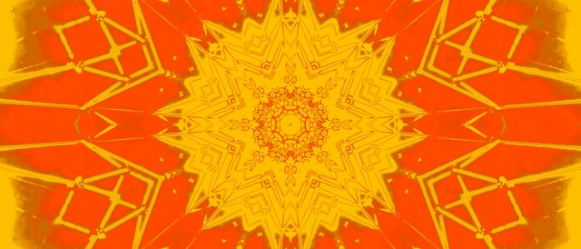 Neon Tunneli Kaleidoskooppi Mandala Räjähdys VJ Loop 21:9 Ultraleveä 60fps Näytönsäästäjä