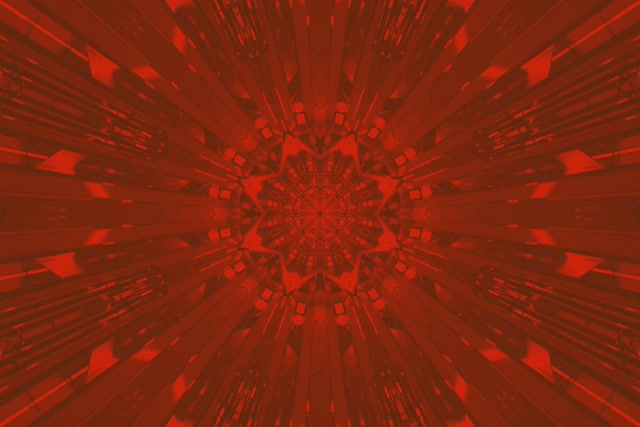 Punainen Neontunneli Kaleidoskooppi Tähti Räjähdys VJLoops 3:2 Surface 60fps Näytönsäästäjä