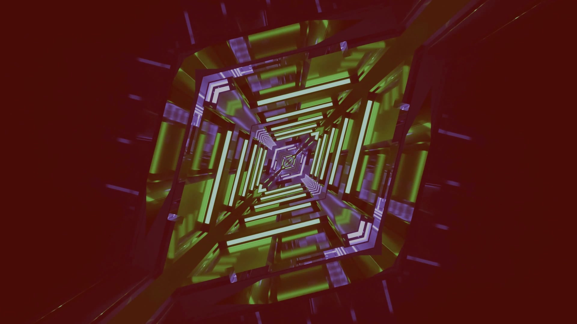 Neon Tunneli Vihreä Näytönsäästäjä 4K UHD 60fps VJ Loop PC