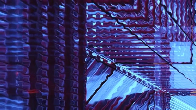 Abstrakti Sininen Violetti Nestemäinen Vääristymä VJLoops Liike Tausta